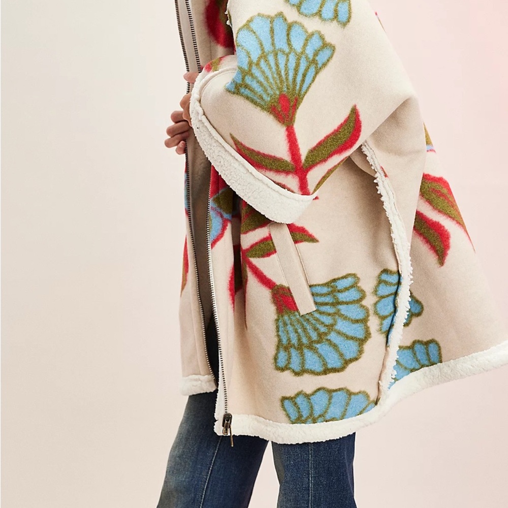 Free People Granada Jacquard Cardi oversized